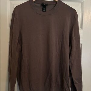 H&M Men's Cocoa Crewneck Sweater